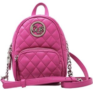 GUESS quilted crossbody backpack